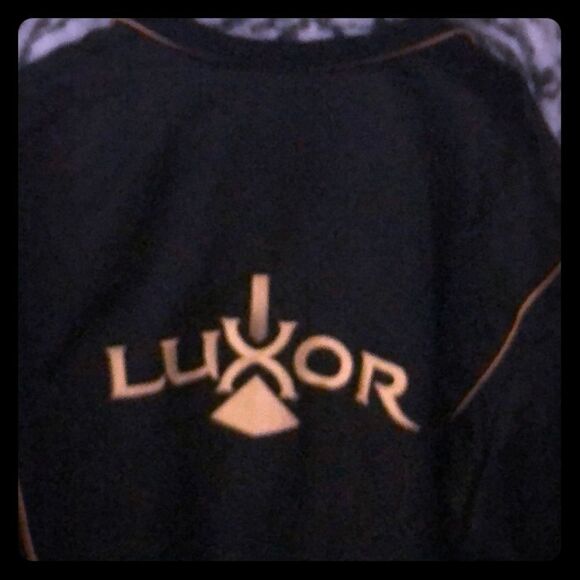 Official LUXOR Las Vegas black satin jacket - Picture 1 of 7